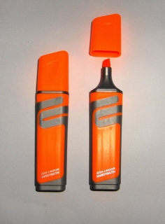 Zvýrazňovač 2226 plochý oranžový